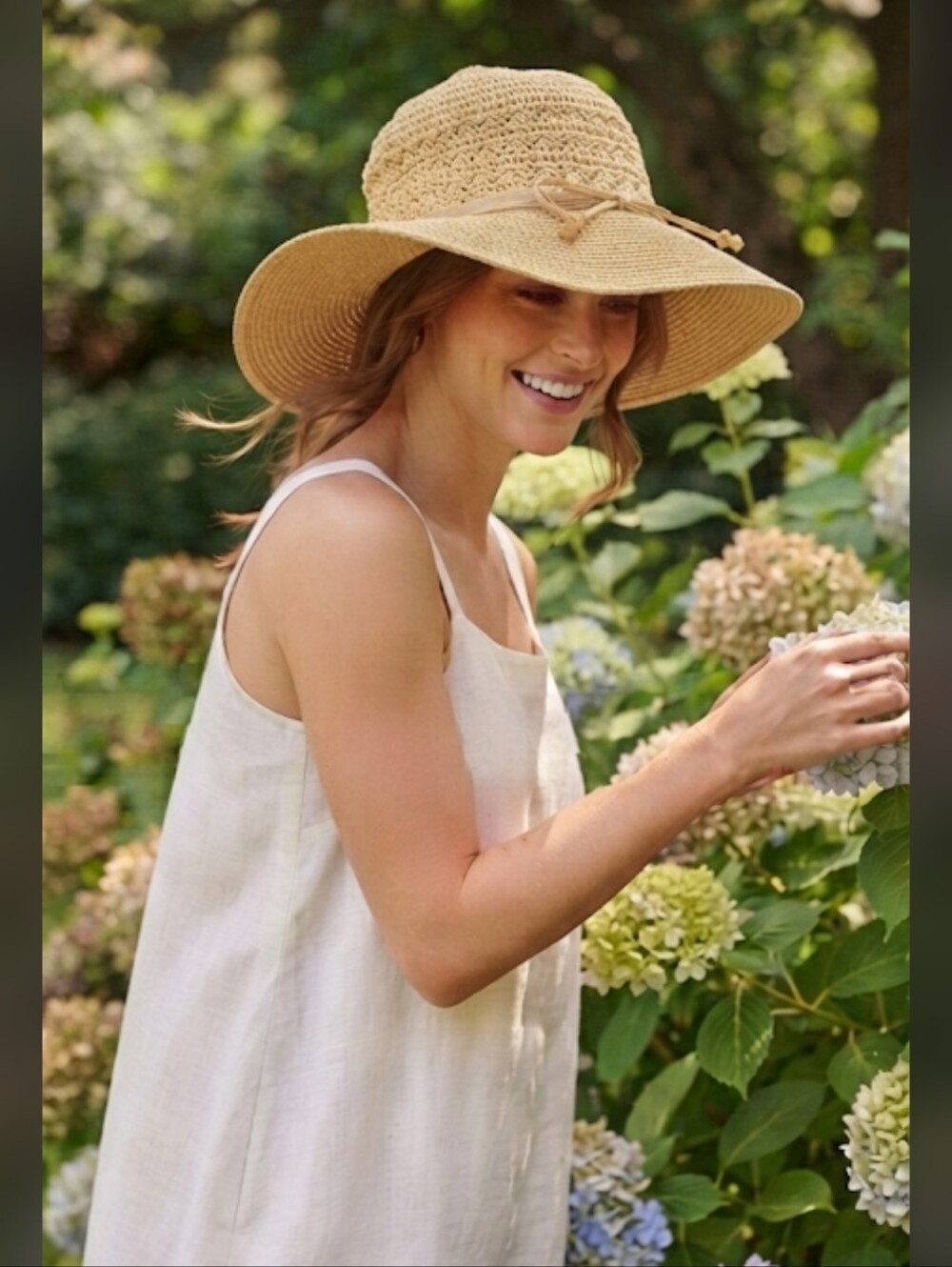 Boho Crochet & Woven Wide Brim Straw Sun Hat - Foldable, Packable & Breathable